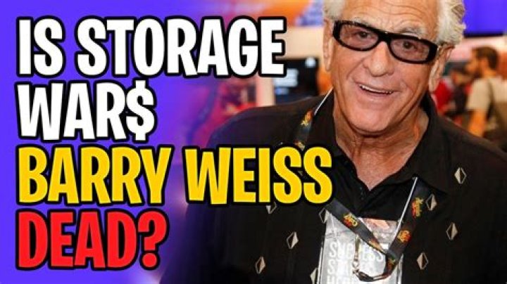 Unraveling The Mystery Surrounding Barry's Death From Storage Wars