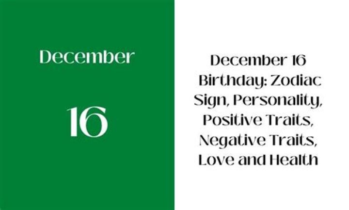 Unraveling The December 16 Birthday Personality
