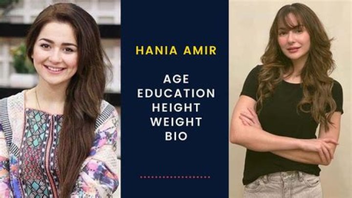 Unveiling The Charisma: Hania Amir's Age And Height