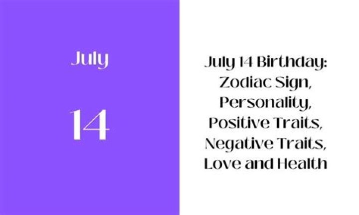 Unveiling The Mystique Of July 14th Personality Traits