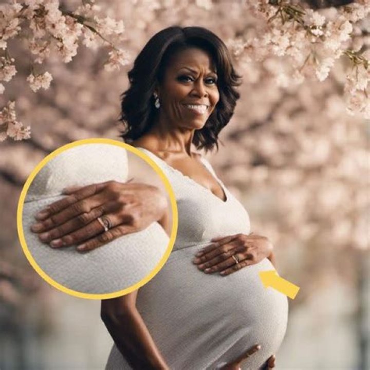 Capturing The Moment: The Iconic Michelle Obama Photo Pregnant