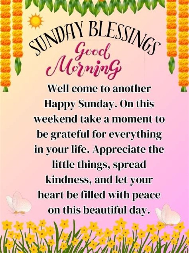 Embracing Sunday Blessings: Good Morning Divine Inspirations And Prayers