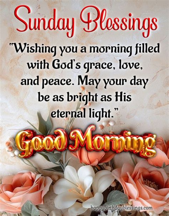 Embracing The Serenity Of Sunday: Greetings And Blessings