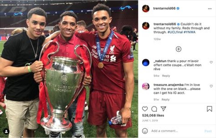A Peek Into The Life Of Trent Alexander-Arnold's Family
